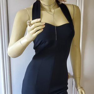 Custom made long black romper